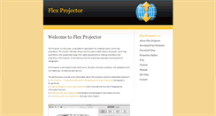 Desktop Screenshot of flexprojector.com