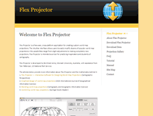 Tablet Screenshot of flexprojector.com